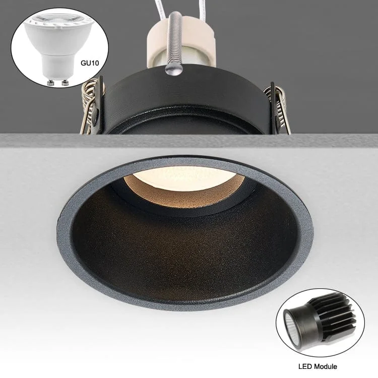 Modul GU10 atau MR16 dengan badan downlight