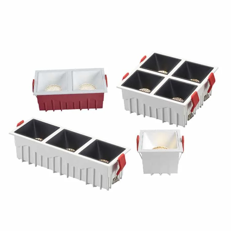 Kamaşma sınırlayıcı petek filtreli downlight