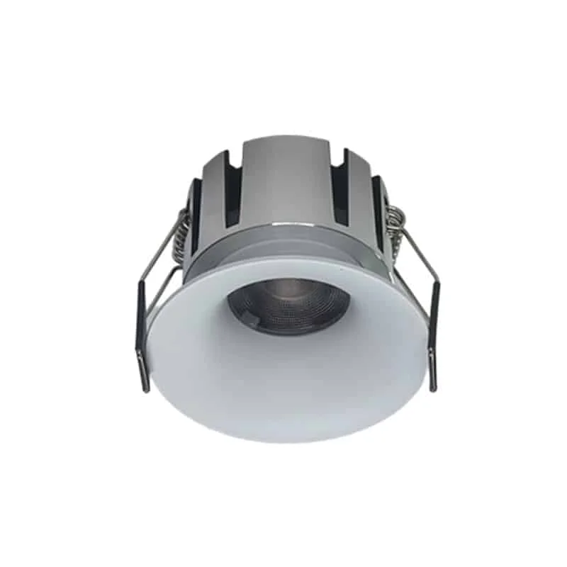 Downlight berbingkai melengkung, optik 15°/24°/36°/50°