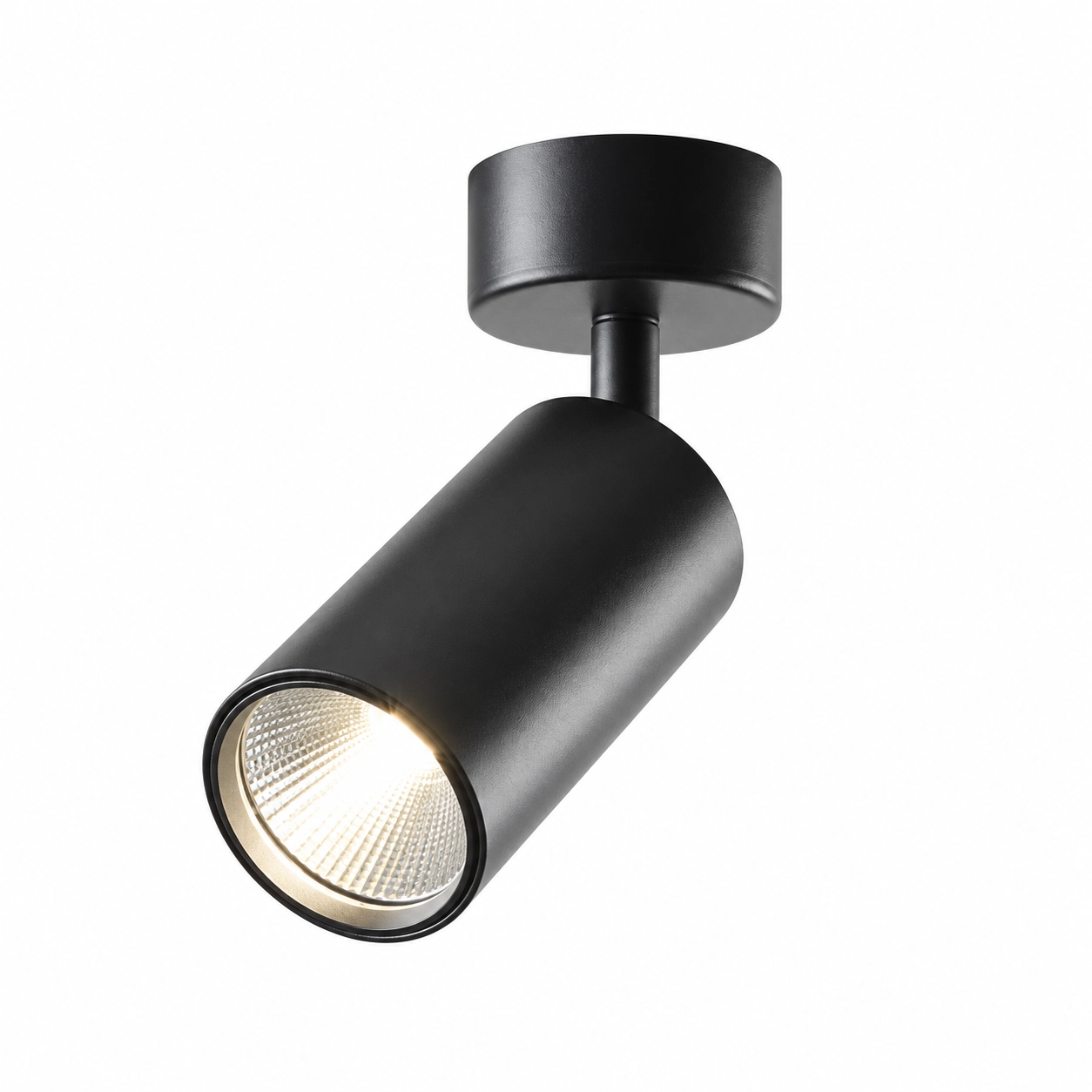 black short stem adjustable surface spotlight white studio