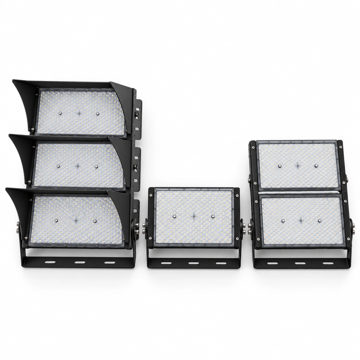 Contoh lampu sorot area LED beroptik kontrol silau