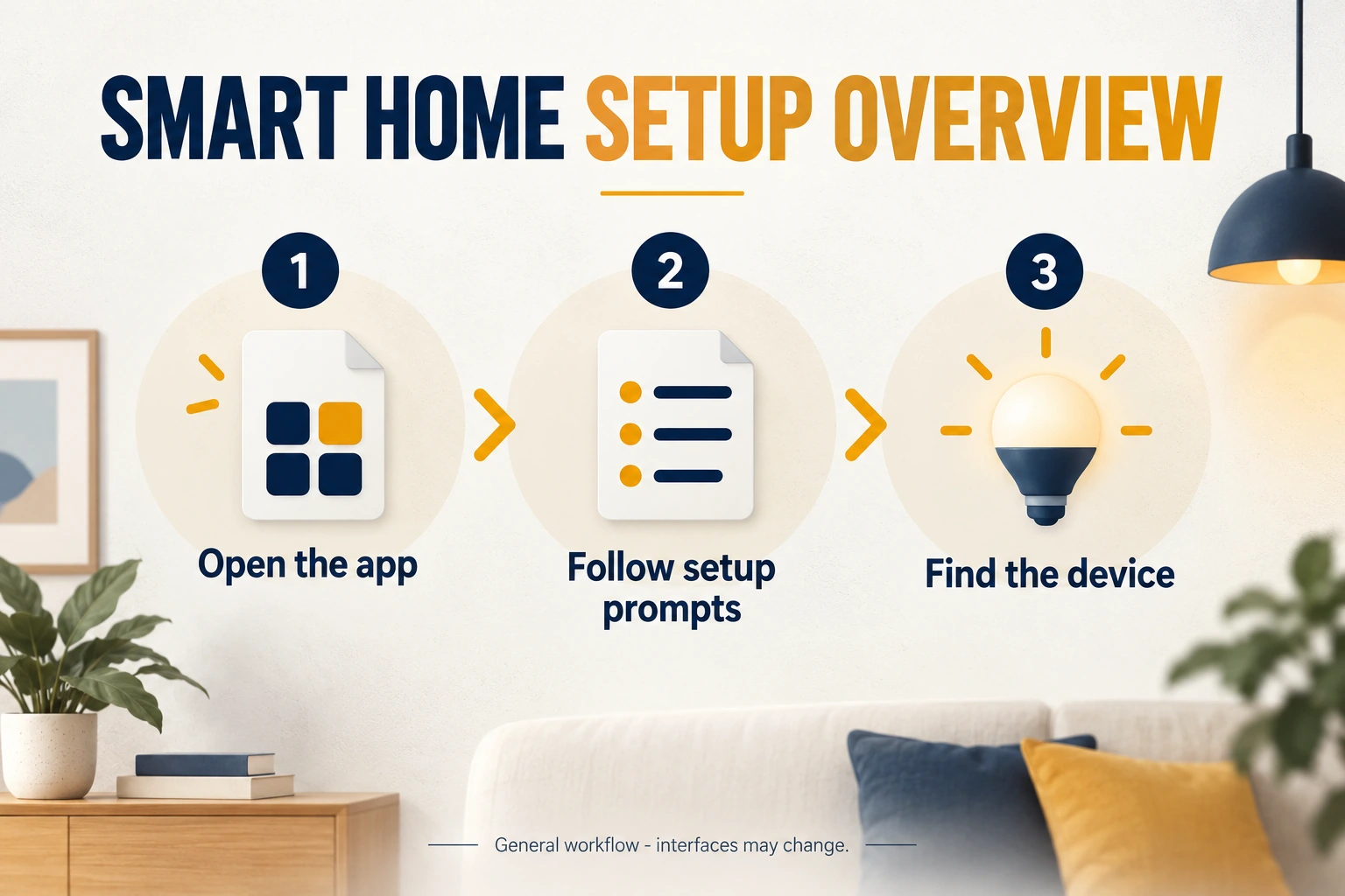 smart home lighting setup overview