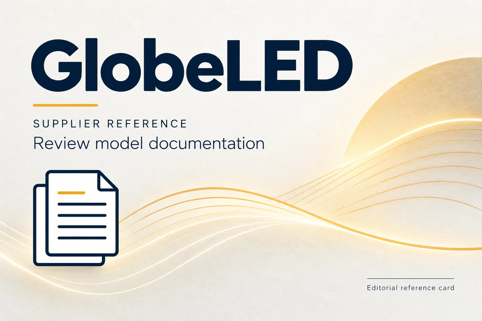 visual identification of globeled in a supplier directory