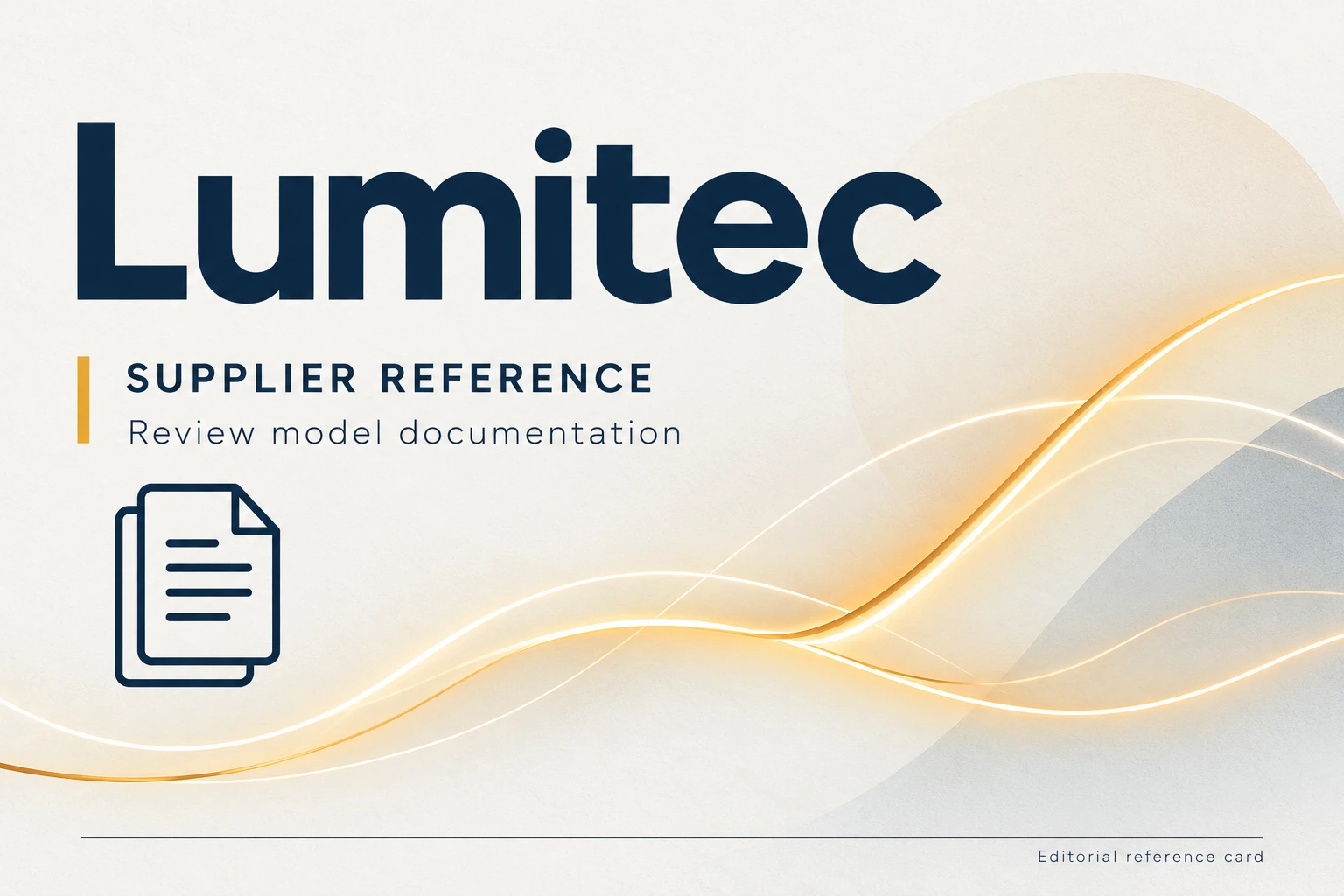visual identification of lumitec in a supplier directory