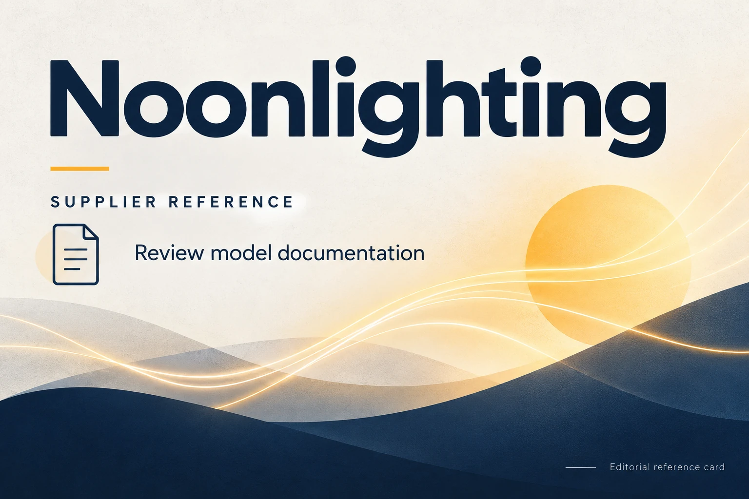 visual identification of noonlighting in a supplier directory