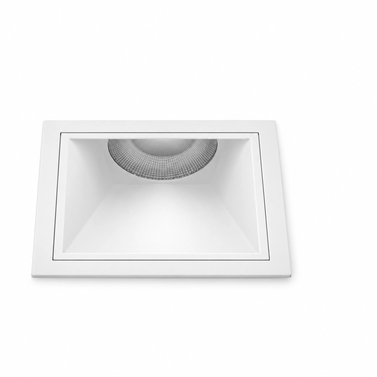 Downlight IP65 persegi dengan reflektor dalam